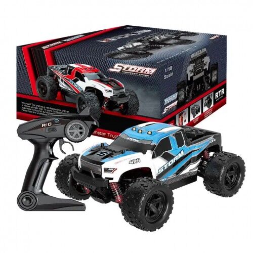 Monster Truck Remote Control Car And Bike HS18301 1:18 4WD RC Car
