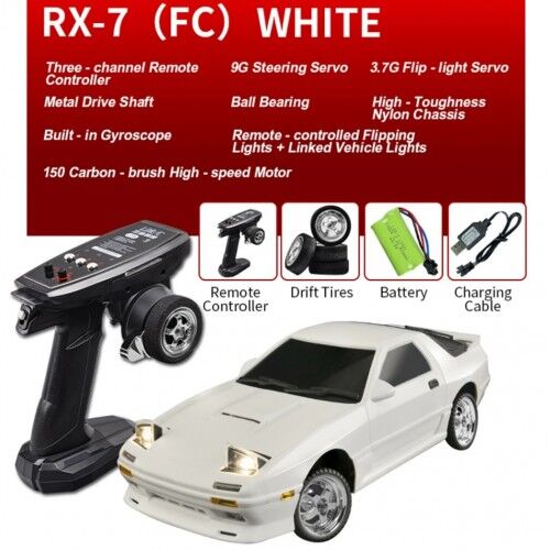 LDRC 1802 RTR 1/18 RWD RC Car FC Racing Drift Gyro On-Road