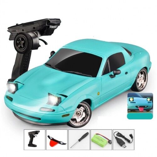 LDRC 1804 RTR 1/18 RWD RC Car Drift for Mazda MX-5 Gyro LED