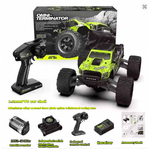 Rlaarlo RZ001 1/10 Brushless 4WD RC Monster Truck – Omnipotent Terminator  High-Speed Off-Road Electric Car