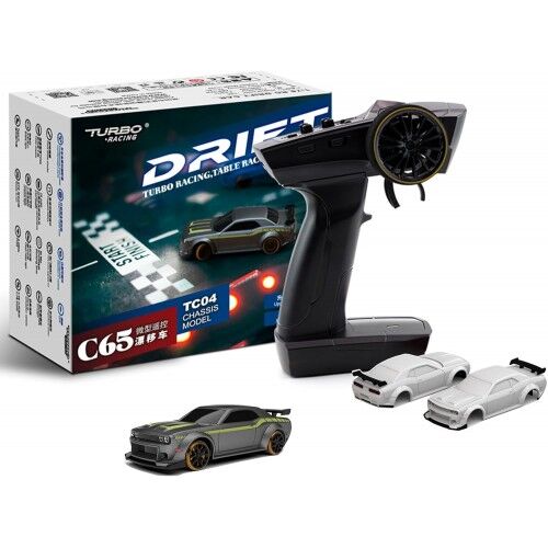 TURBO RACING 1:76 Scale Drift RC Car with Gyro Mini Full