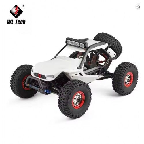 Wl Toys 12429 1:12 4WD WLtoys RC Racing Car High Speed Off-Road Remote  Control Alloy Crawler Truck LED Light Buggy