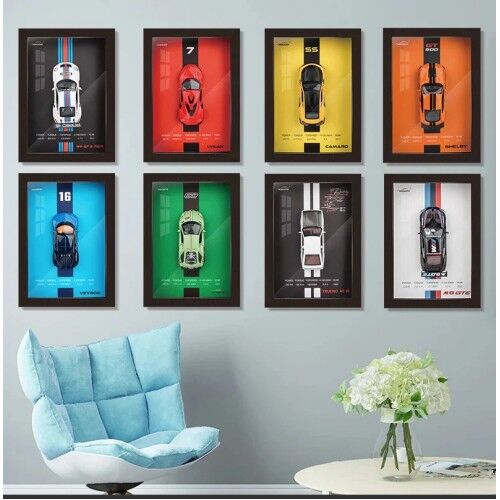 3D Car Frame - Assorted Color 