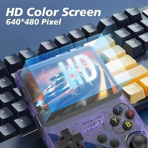 Retro R36S 256G Handheld Game Console Linux System 3.5 Inch