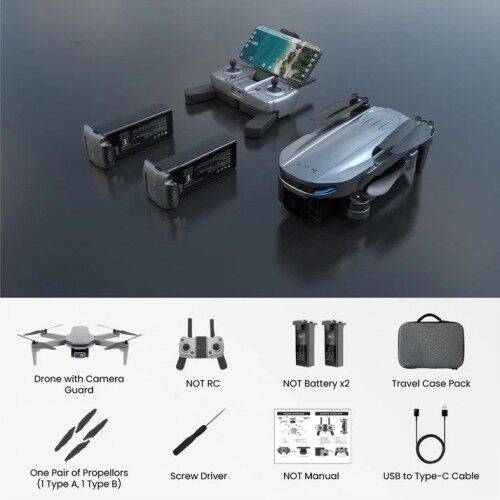 NOT ORO 2K Ultra HD Camera Drone with Gimbal Double Battery