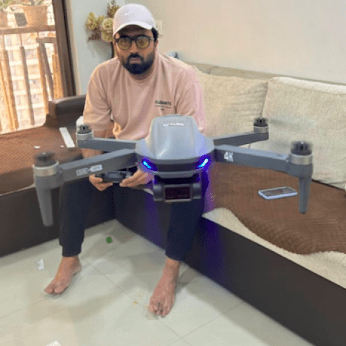 Skyline Mini GPS Drone with 4K Camera RC Quadcopter 90° Adjustable