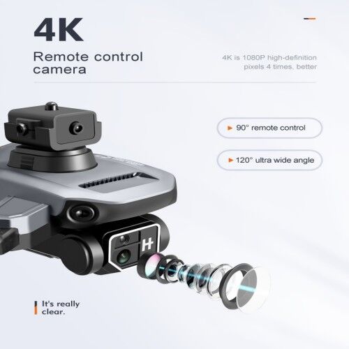 Mini Drone K7 4K HD Dual Camera Obstacle Avoidance Wifi FPV 2.4G With Airplane Folding Quadcopter RC Helicopter Kids Toys Mini Drone K7 4K HD Dual Camera Obstacle Avoidance Wifi FPV 2.4G With Airplane Folding Quadcopter RC Helicopter Kids Toys