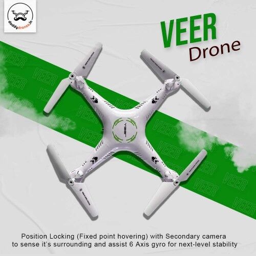 ELECTROBOTIC VEER 360 ALTITUDE HOLD DRONE DOUBLE BATTERY